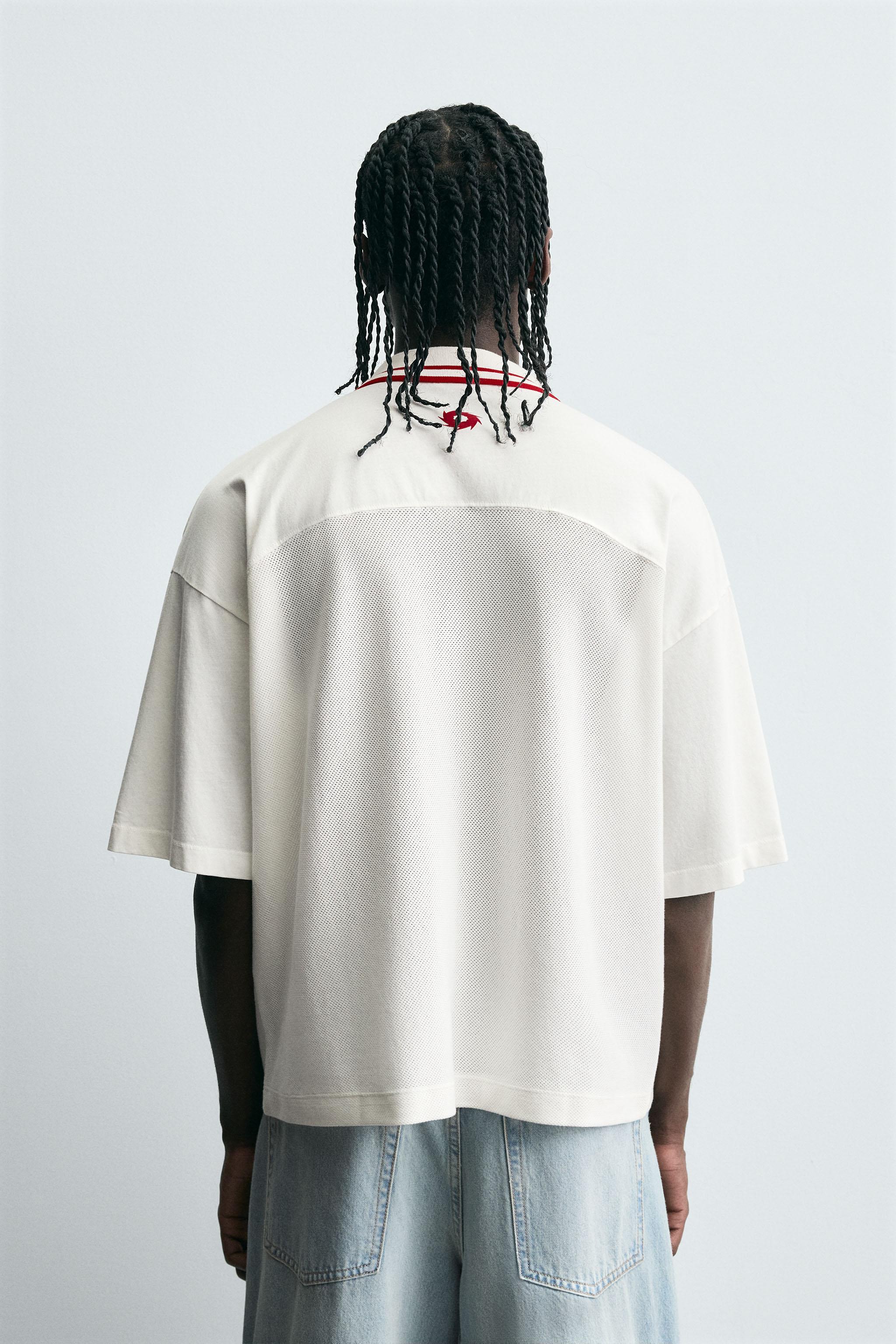 POLO IMPRIMÉ FOOTBALL RÉTRO